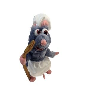 Disney Parks Chef Remy Ratatouille Plush Doll Stuffed Mouse 8" NWT